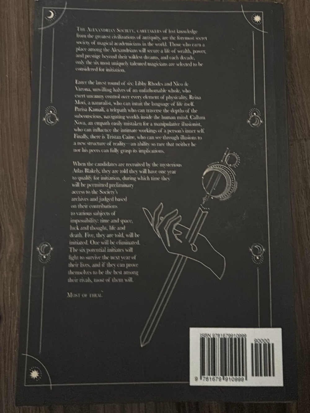 The Atlas Six by Olivie Blake - Decorative Black & White Cover(OOP) - Picture 2 of 4
